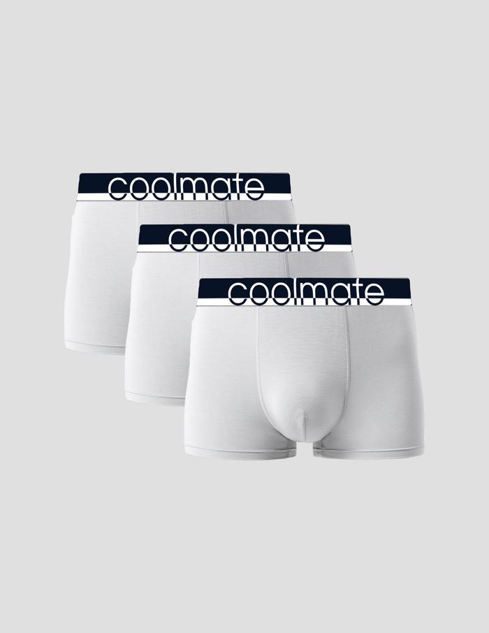 Pack 3 Quần Bamboo Trunk phối cạp Logo Coolmate - undefined