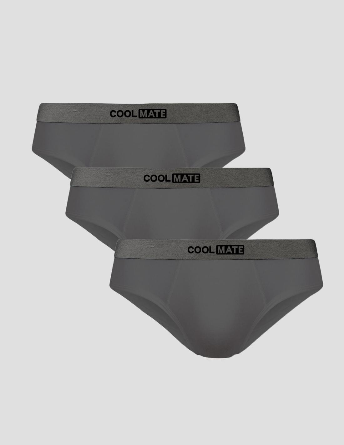 Pack 3 Quần Cotton Briefs Tam giác Logo - undefined