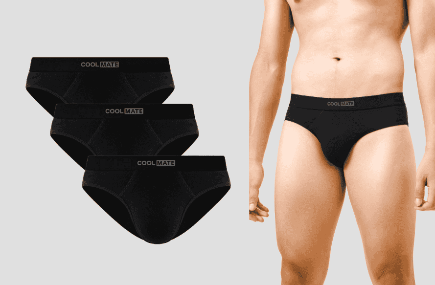 Pack 3 Quần Cotton Briefs Tam giác Logo