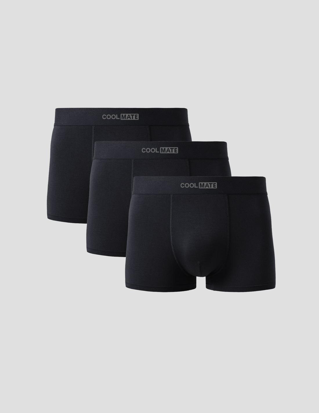 Pack 3 Quần Cotton Trunk phối cạp Logo Coolmate - undefined