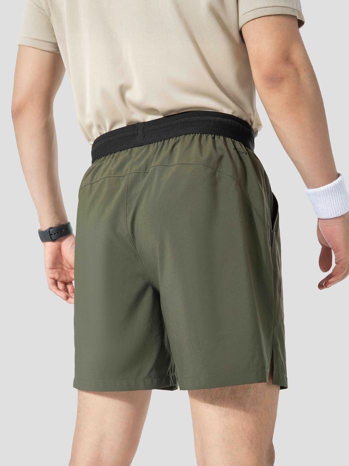 Shorts thể thao nam 6 inch đai siêu co giãn - undefined