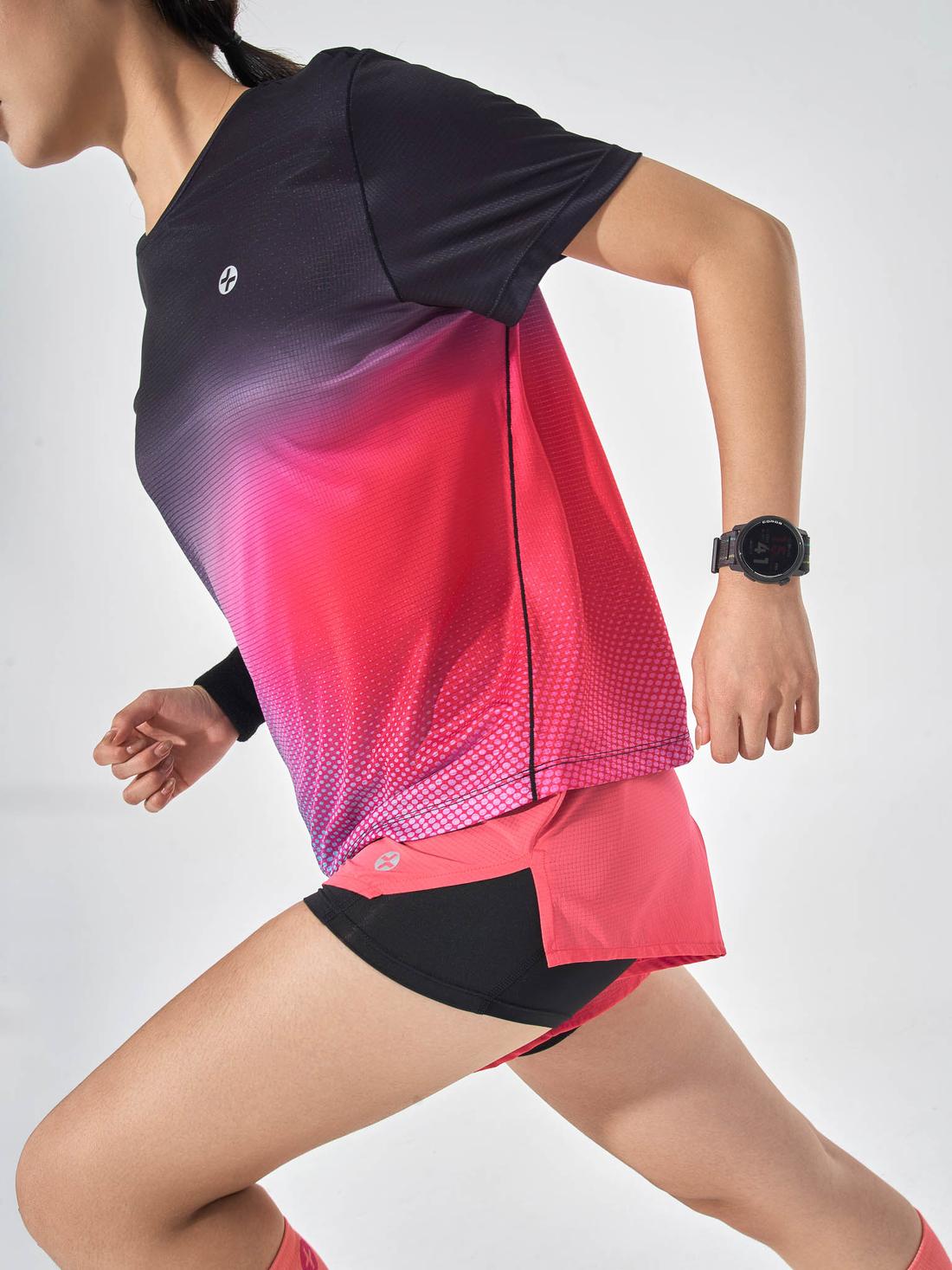 Tshirt chạy bộ nữ AirRush Gradient - detail 2