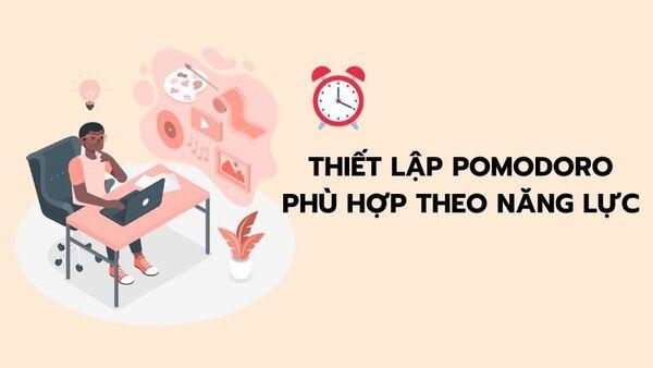 Thiết lập Pomodoro phù hợp
