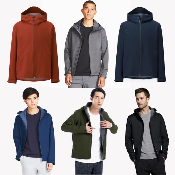 Áo khoác gió nam Uniqlo đơn giản tiện lợi