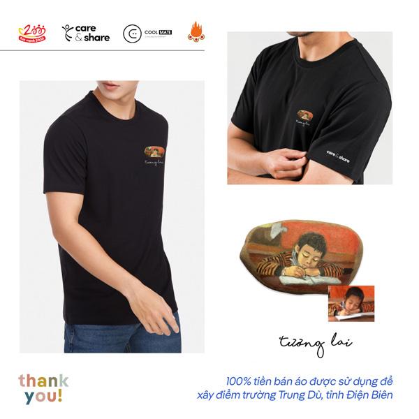 áo thun gây quỹ xây trường coolmate