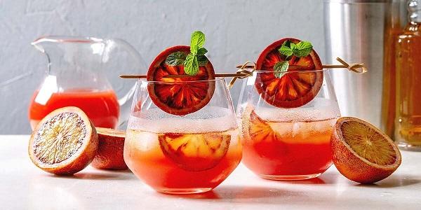 Blood Orange Elderflower Gin Cocktail đặc biệt dành cho những bữa tiệc cuối tuần
