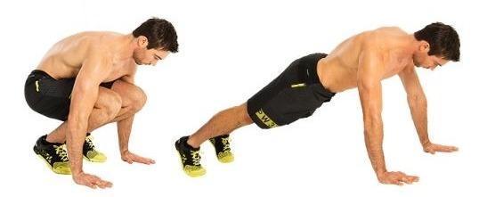 Động tác HIIT Burpees