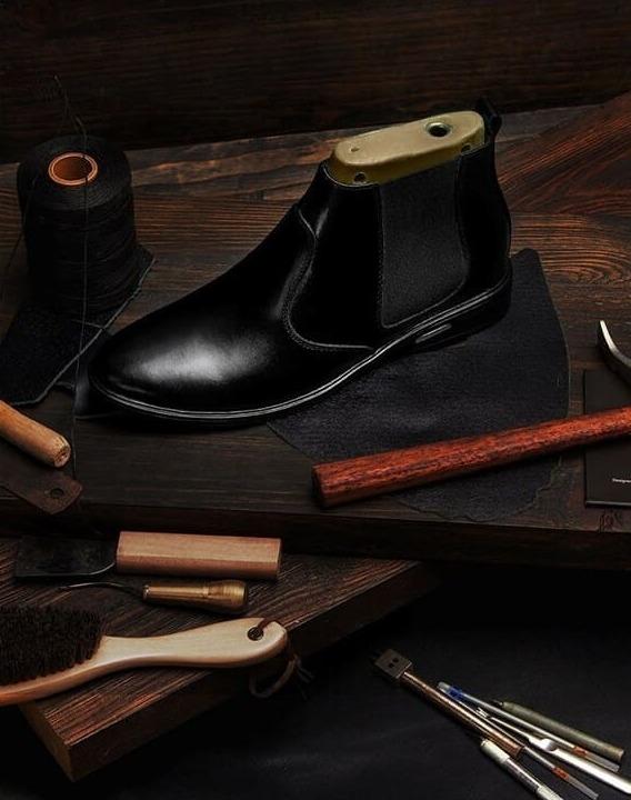 Mẫu giày Chelsea Boots da thật của YaMe