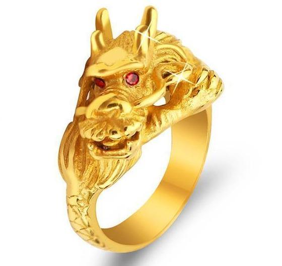 Ý nghĩa cực hay của những chiếc nhẫn vàng 9999 nam hình rồng