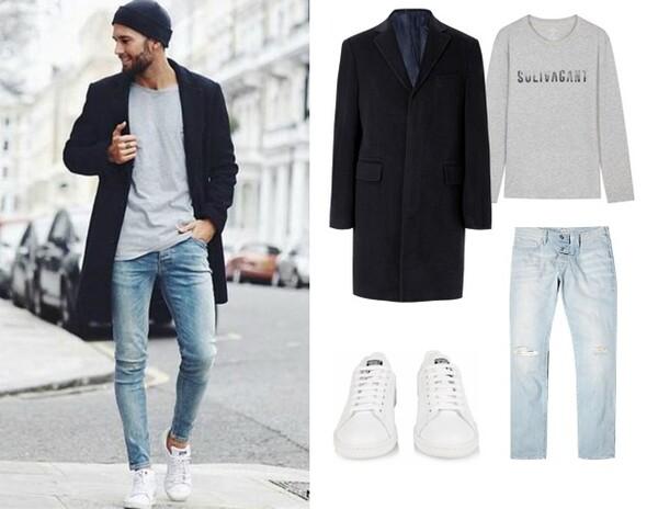 Phối đồ với khuyên tai tròn nam