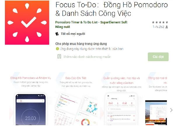 Focus to do – Pomodoro Timer & To Do List