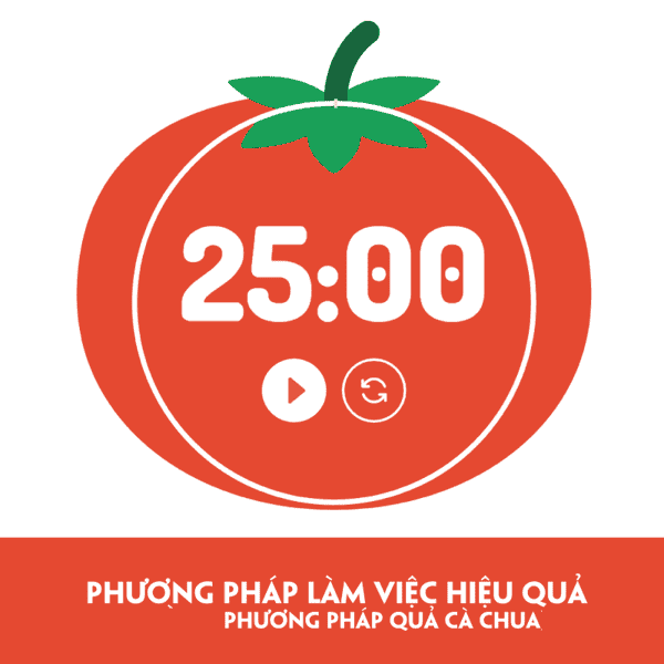 Nguyên tắc làm việc hiệu quả với phương pháp quả cà chua