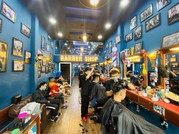 Không gian barber shop Vũ Trí