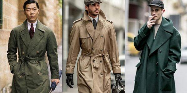 Các mẫu trench coat nam phổ biến