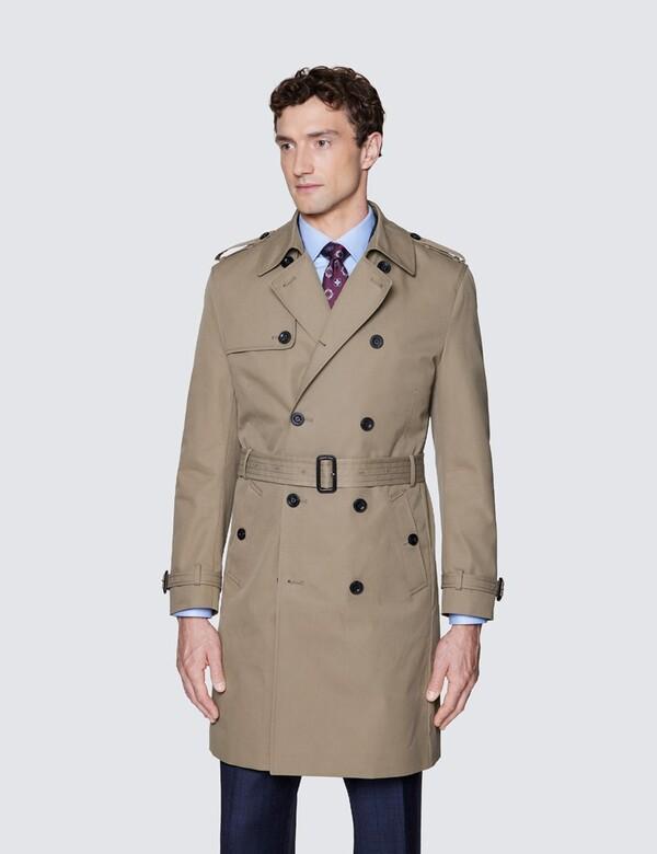 Hàng khuy của mẫu áo trench coat nam