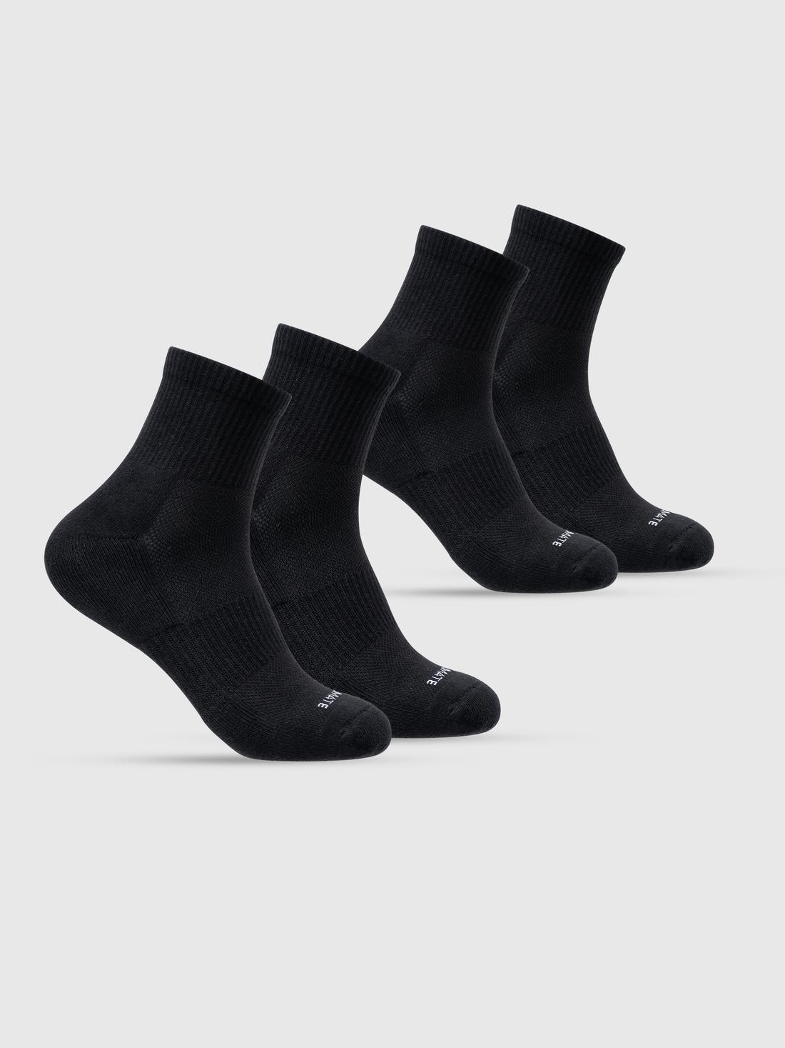 Combo 2 Tất Thể Thao Cổ Trung Cushion - undefined