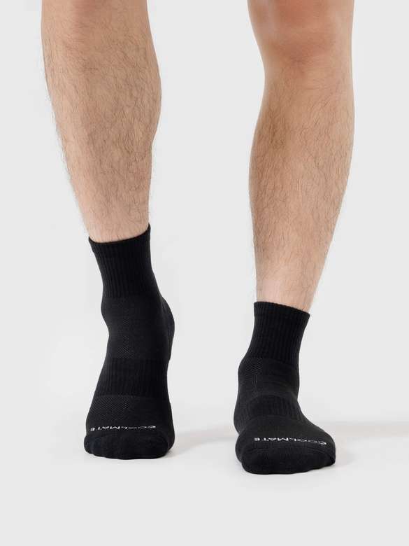 Combo 2 Tất Thể Thao Cổ Trung Cushion - undefined