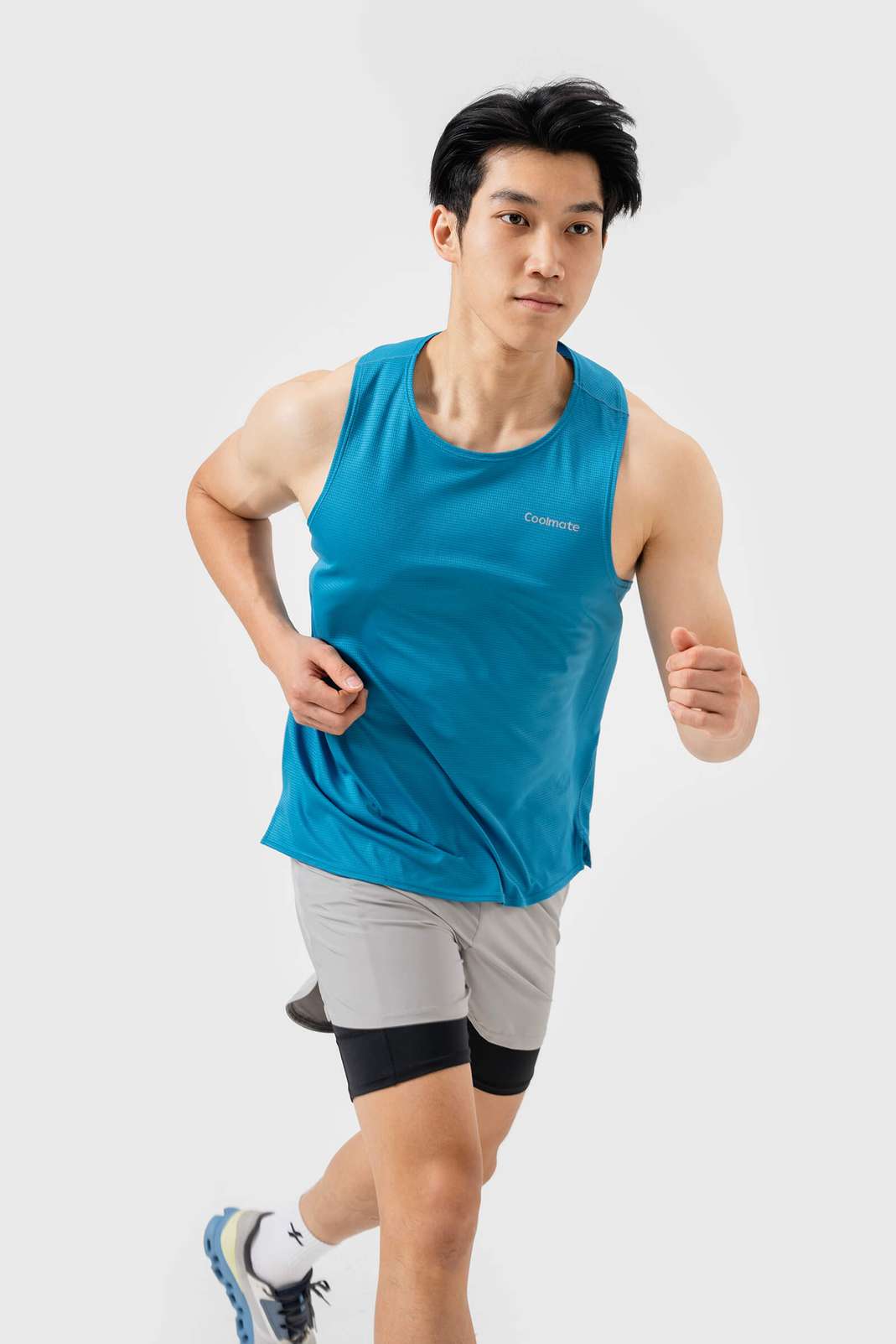 Áo Singlet Chạy bộ nam Essentials Fast & Free Run II - undefined