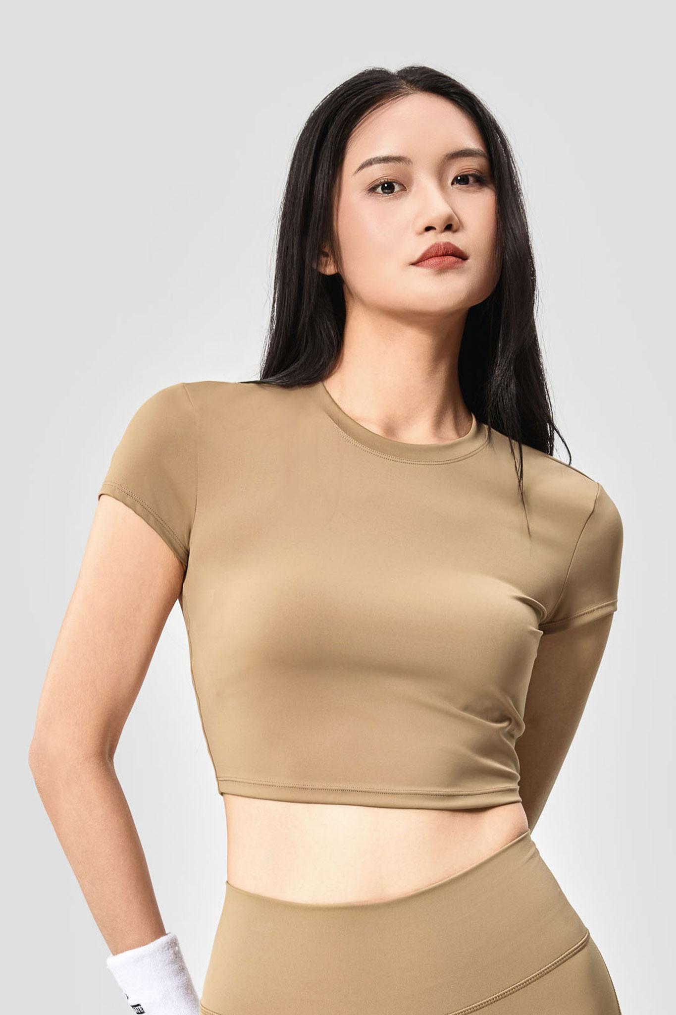 Áo Cropped Tee Slimfit - undefined