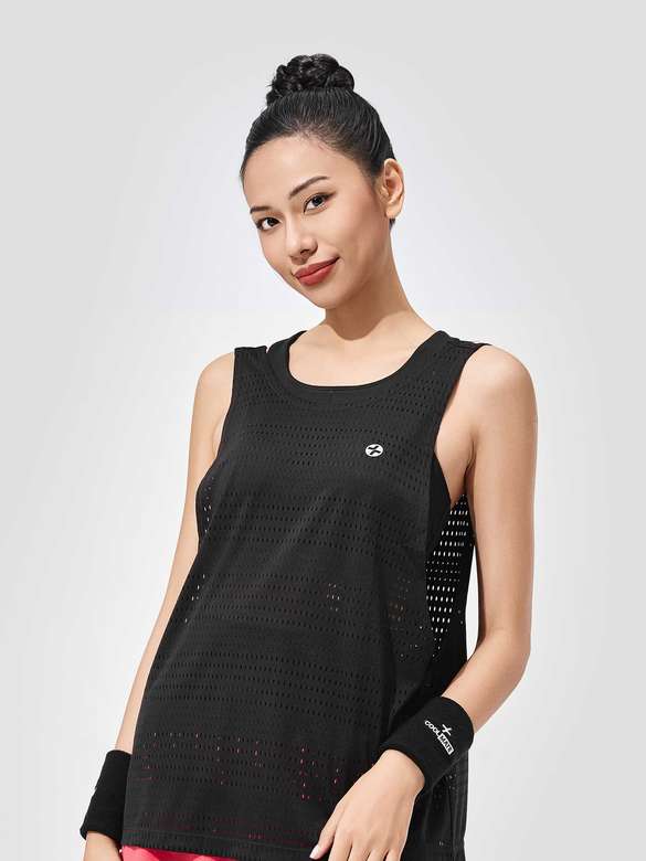 Áo Drop Arm Chạy bộ nữ Mesh Tank - undefined