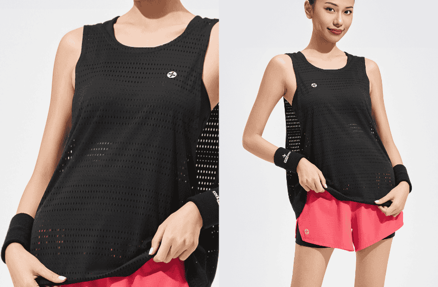 Áo Drop Arm Chạy bộ nữ Mesh Tank