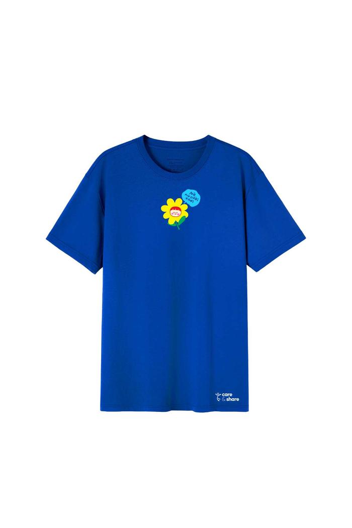 Áo in cotton Care & Share - Nở nụ cười tươi - undefined