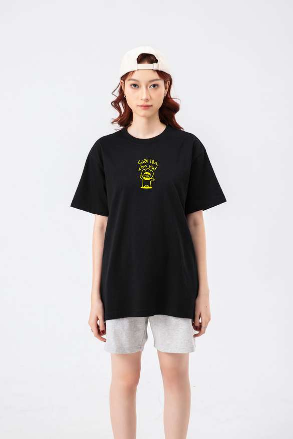Áo in cotton Care & Share - Cười lên cho vui - undefined