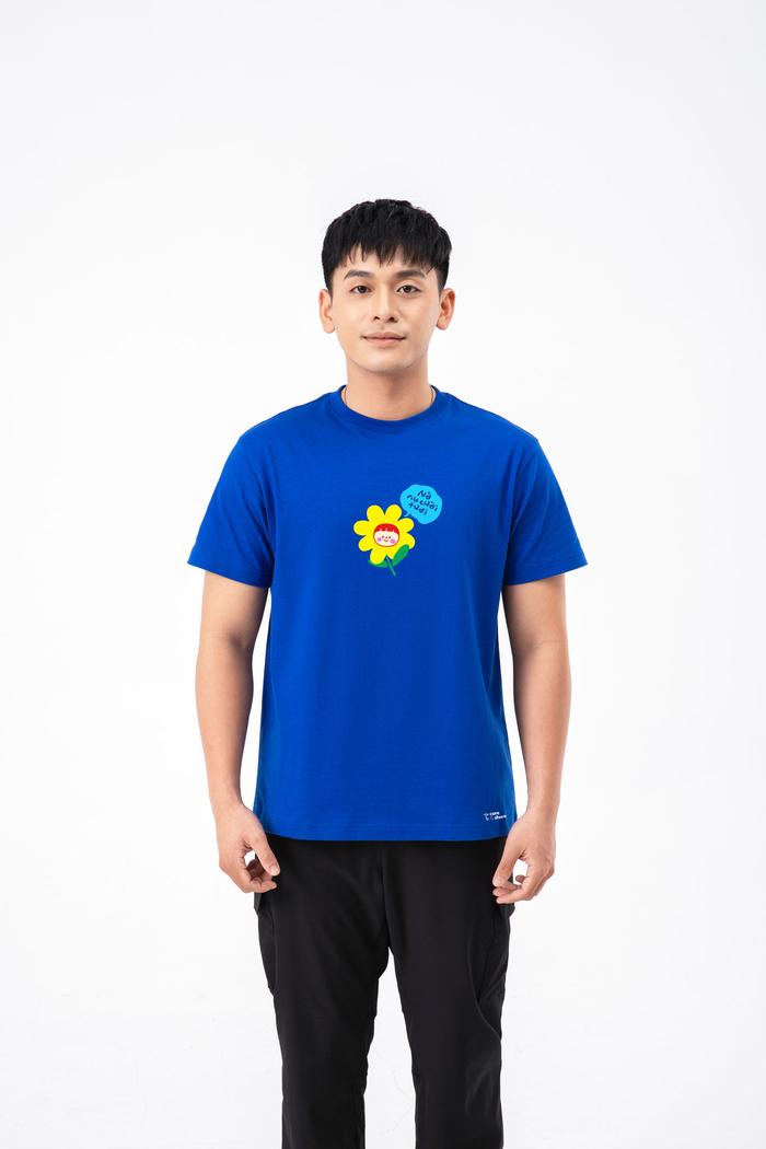 Áo in cotton Care & Share - Nở nụ cười tươi - undefined