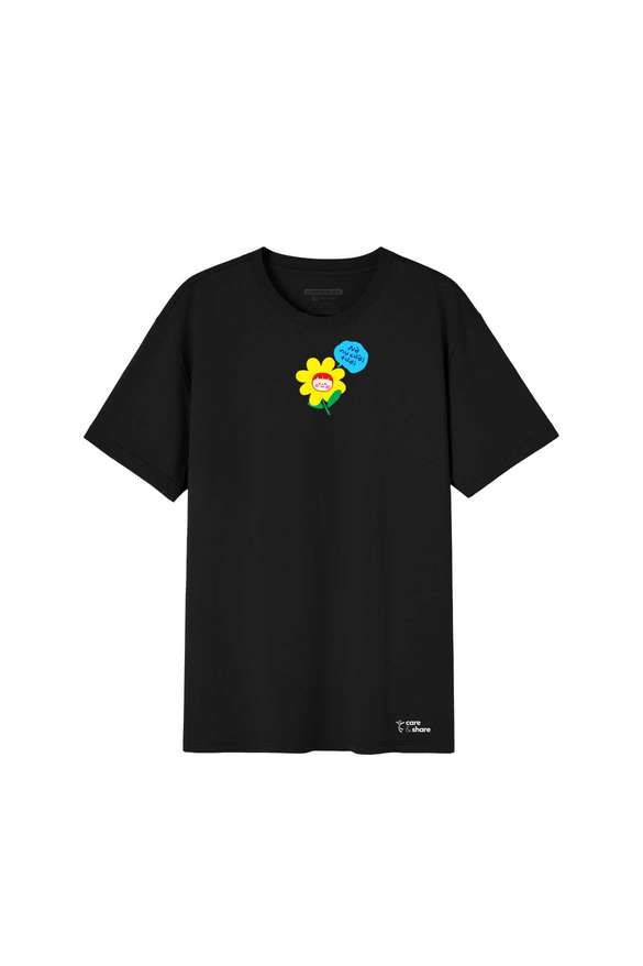 Áo in cotton Care & Share - Nở nụ cười tươi - undefined