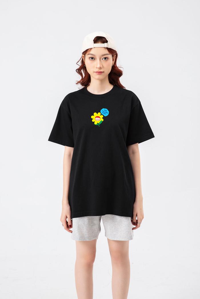 Áo in cotton Care & Share - Nở nụ cười tươi - undefined