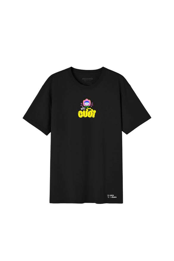 Áo in cotton Care & Share - Nụ cười - undefined