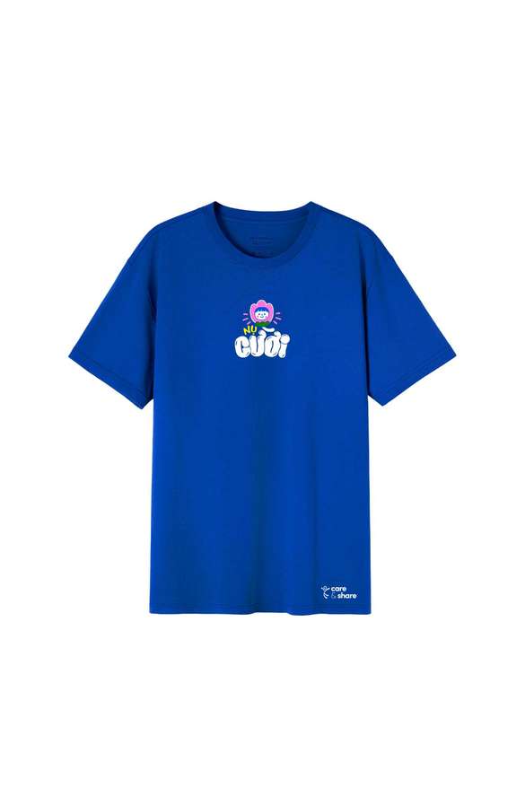 Áo in cotton Care & Share - Nụ cười - undefined