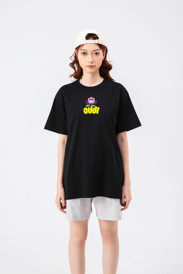 Áo in cotton Care & Share - Nụ cười - undefined
