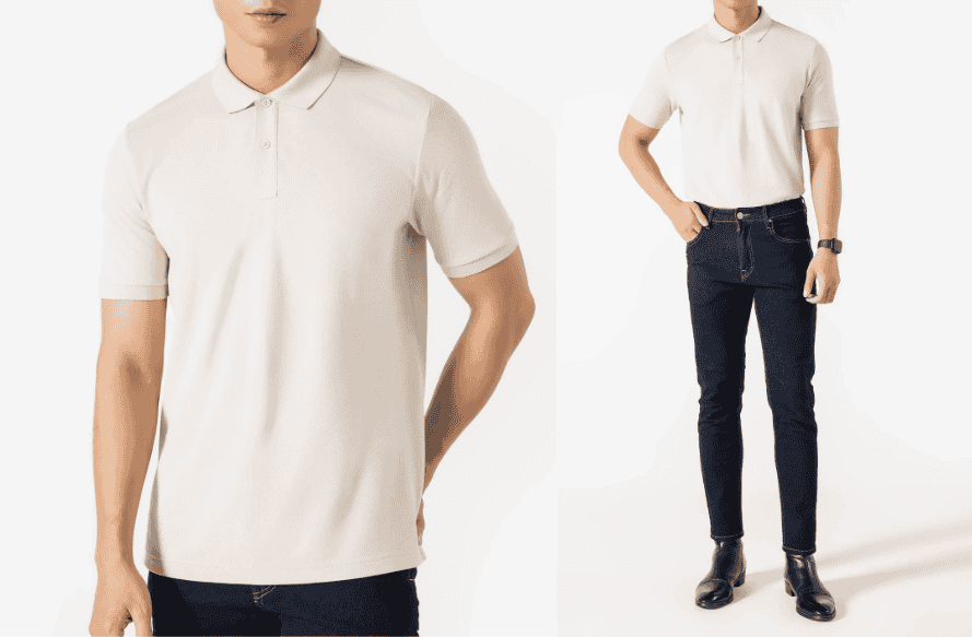 [Deal Father's Day] Áo Polo Nam Pique Cotton