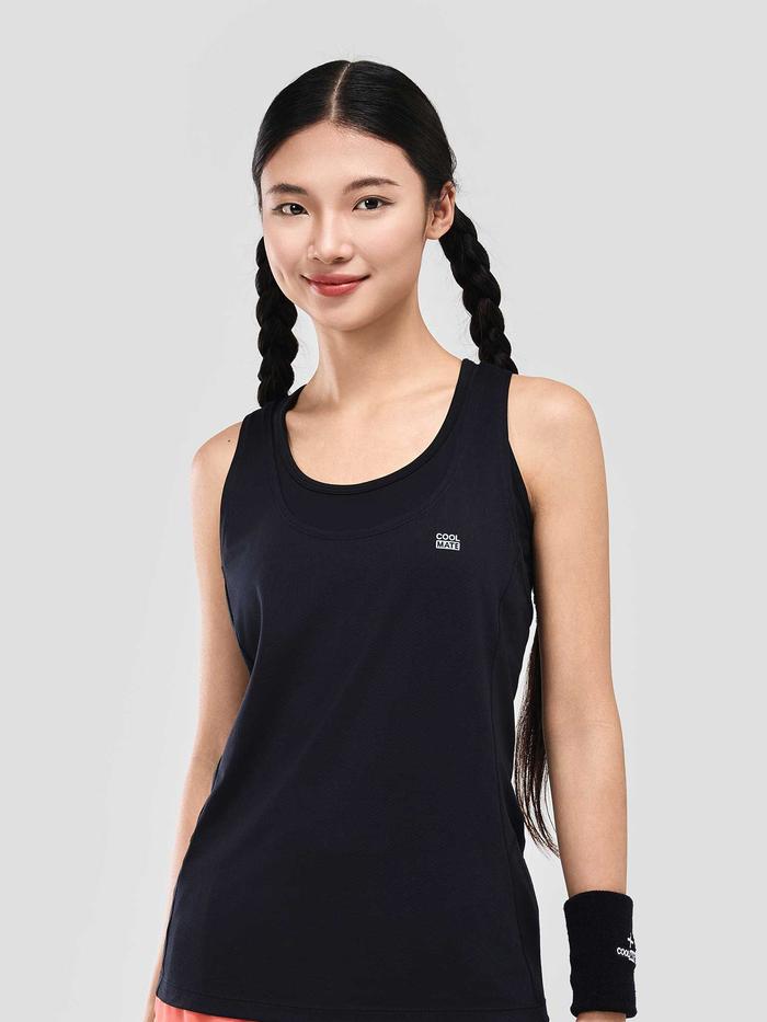 Áo Singlet thể thao nữ co giãn Slim Tee - undefined
