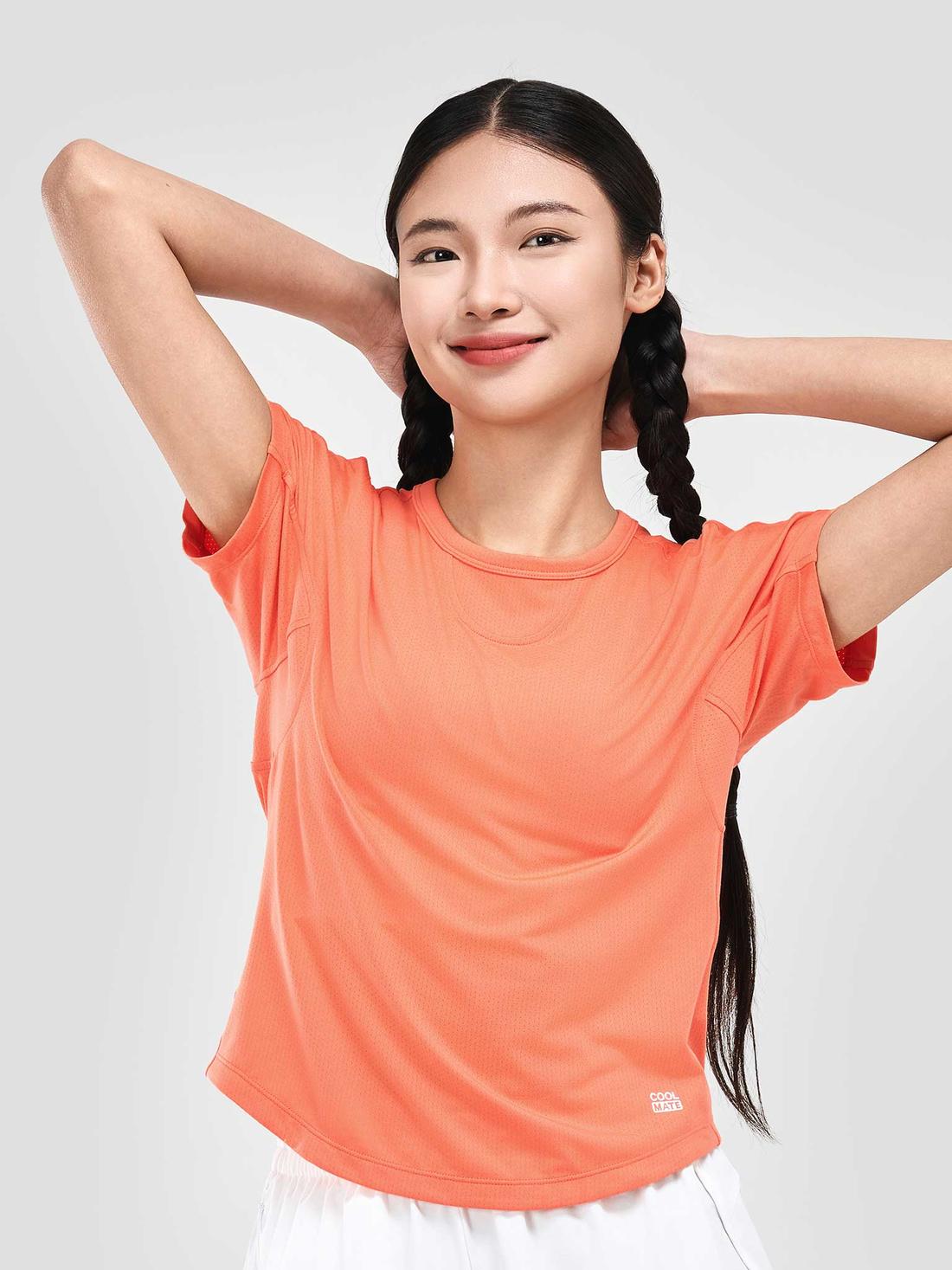 Áo thể thao nữ co giãn Slim Tee - undefined