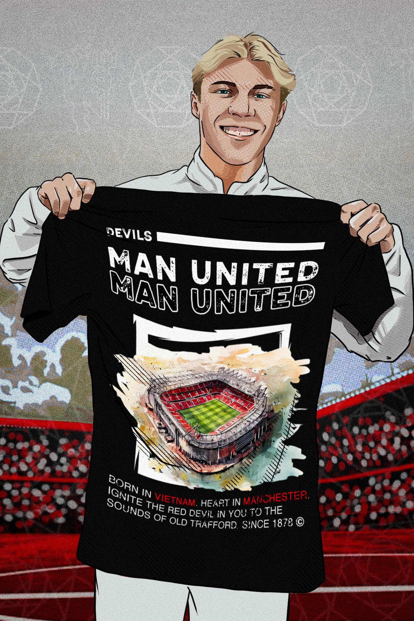 Viet Devils - The Trafford Devil Tshirt - undefined