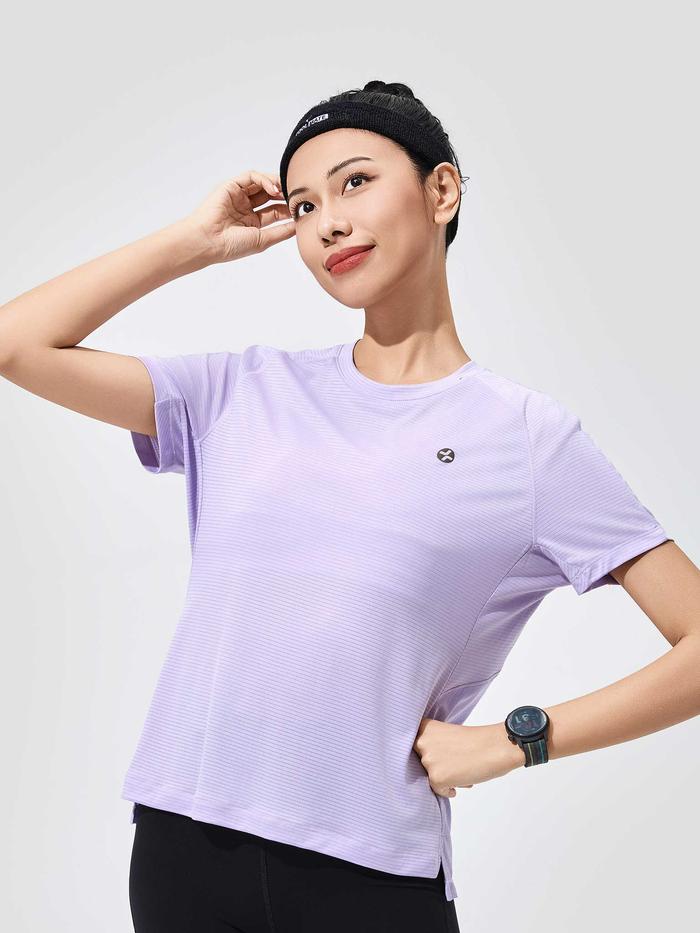 Áo thun nữ chạy bộ Core Tee Slim - undefined