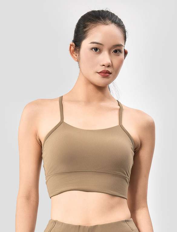Áo Bra Ribbed - undefined