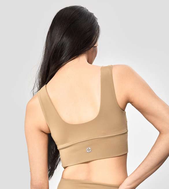Áo Bra V-Neck CoolSoft Medium Support - undefined