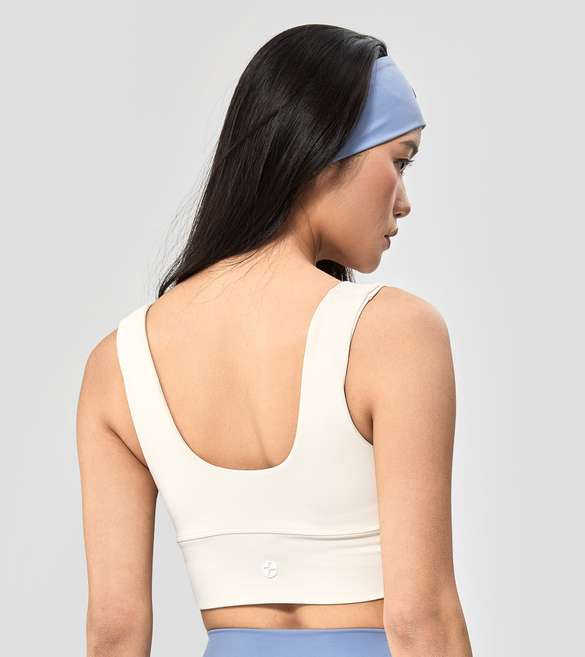 Áo Bra V-Neck CoolSoft Medium Support - undefined