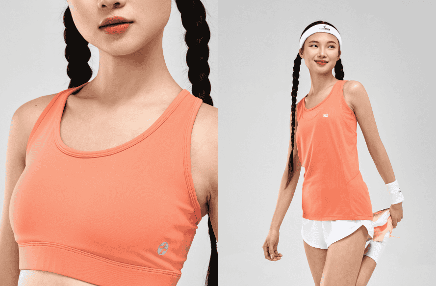 Set áo Singlet thể thao nữ Slim Tee + Bra CoolFlex