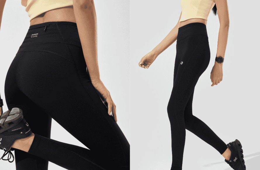 Quần Legging Full Length chạy bộ Medium Support