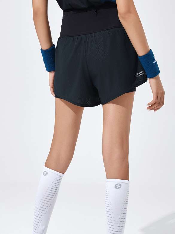 Quần Shorts nữ chạy bộ 2 lớp Race Shorts - undefined