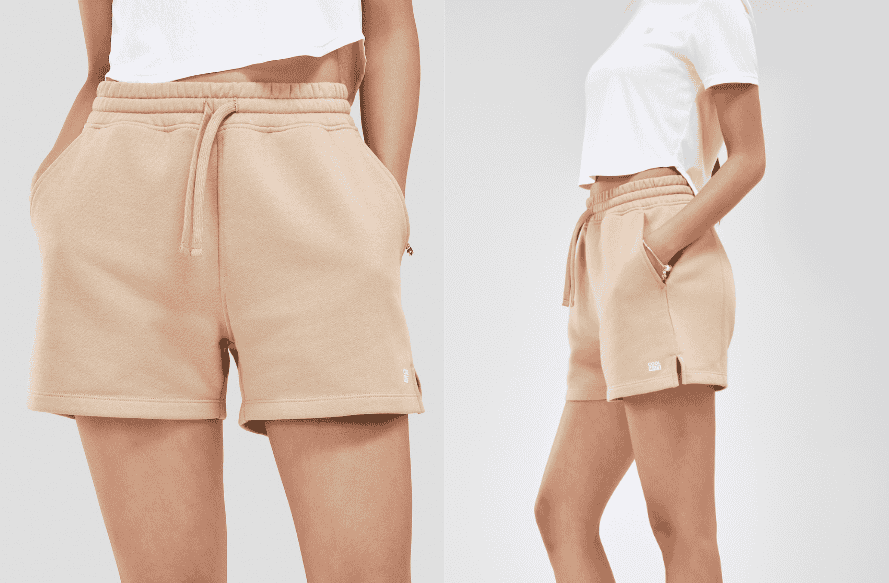 Quần Shorts thể thao nữ French Terry 3.5inch