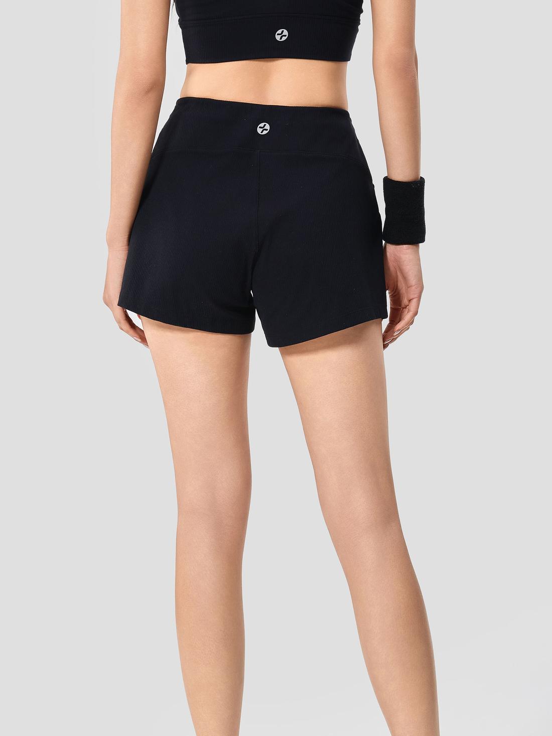 Quần Shorts thể thao nữ Ribbed - undefined