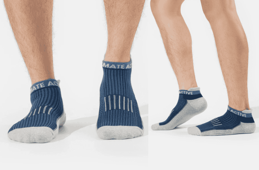  Tất Nam chạy bộ Active Cổ Ngắn