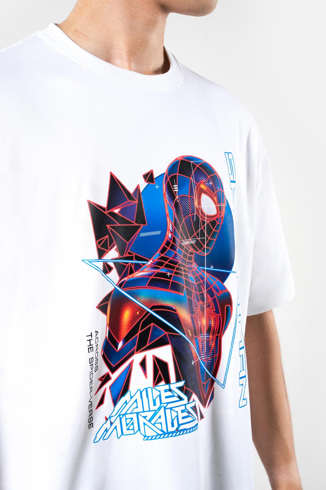 Áo thun oversize Marvel Spider-Man Miles Morales - undefined