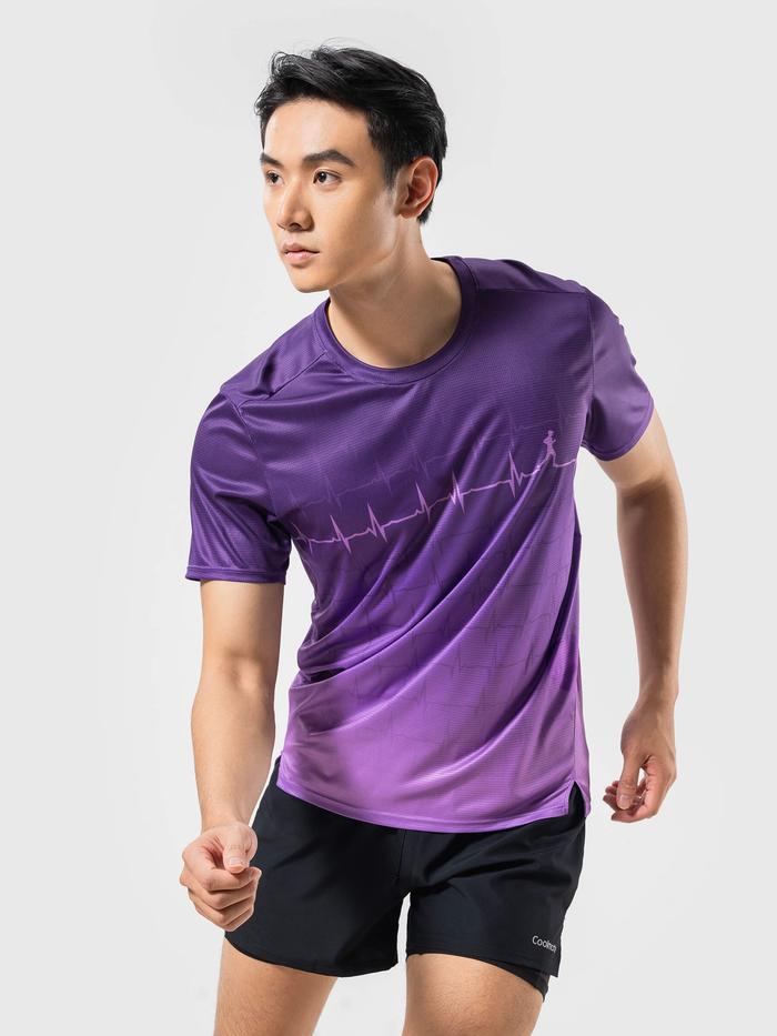 Áo Thun Chạy Bộ Graphic Heartbeat - undefined