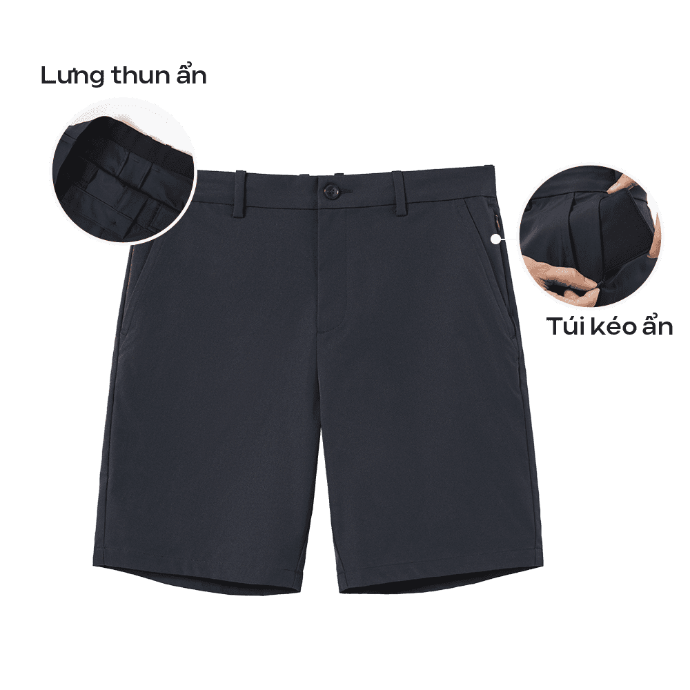 Quần Shorts Nam Kaki Excool